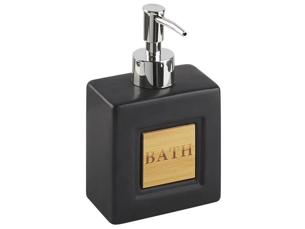 Set da 4 accessori per il bagno KOUROU Ceramica Nero