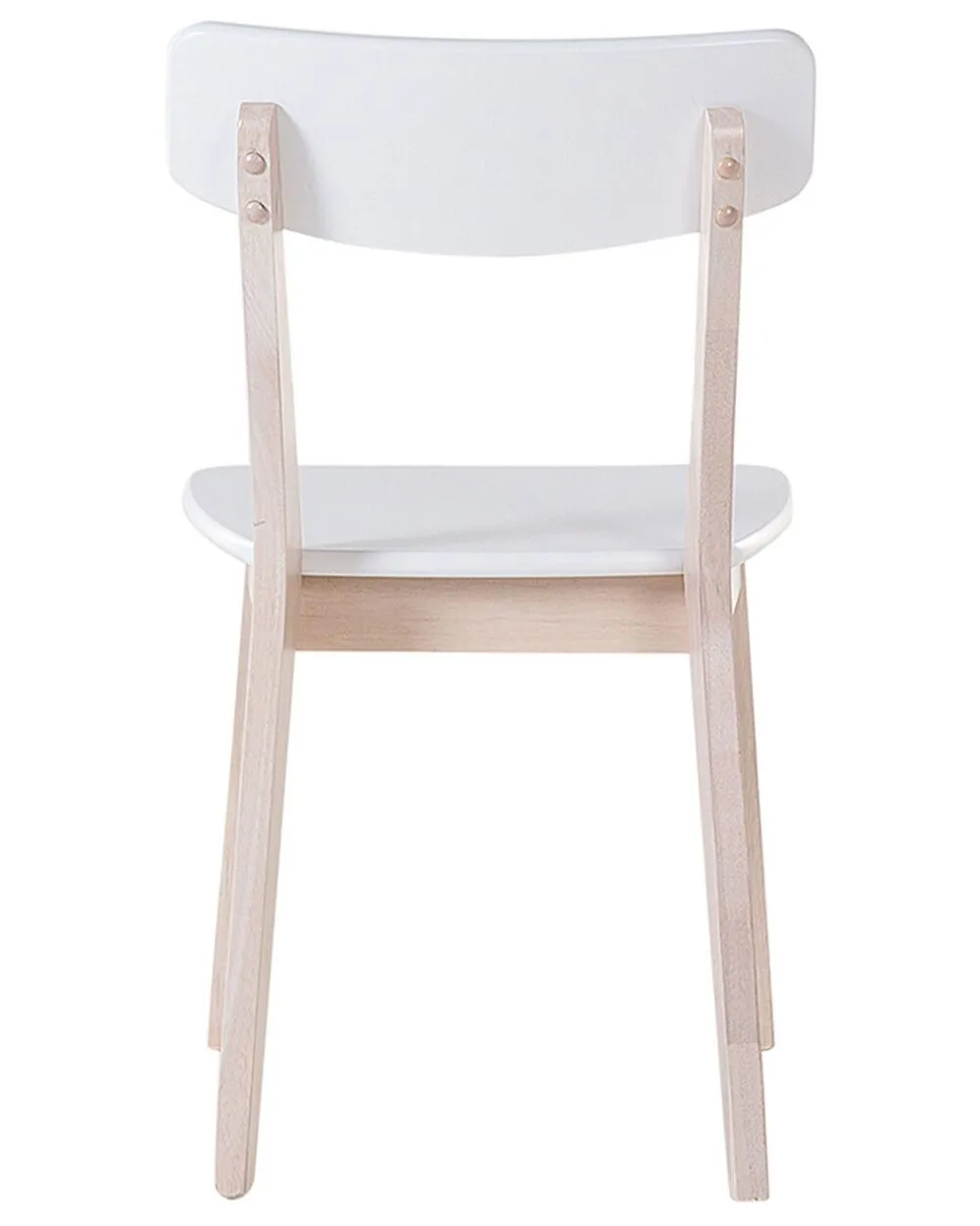Set of 2 Dining Chairs SANTOS White