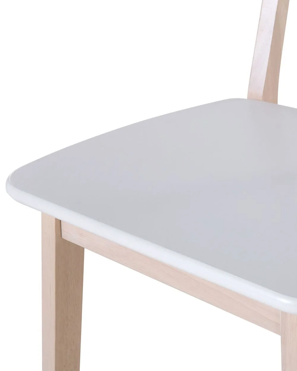Set of 2 Dining Chairs SANTOS White