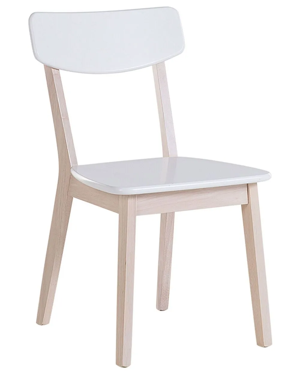 Set of 2 Dining Chairs SANTOS White