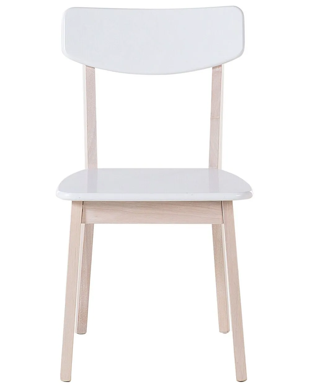 Set of 2 Dining Chairs SANTOS White