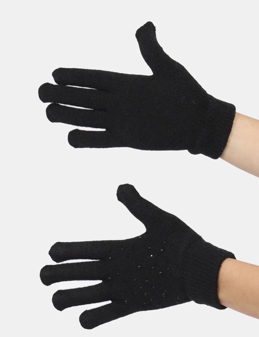 Set sciarpa e guanti Concept83 Nero
