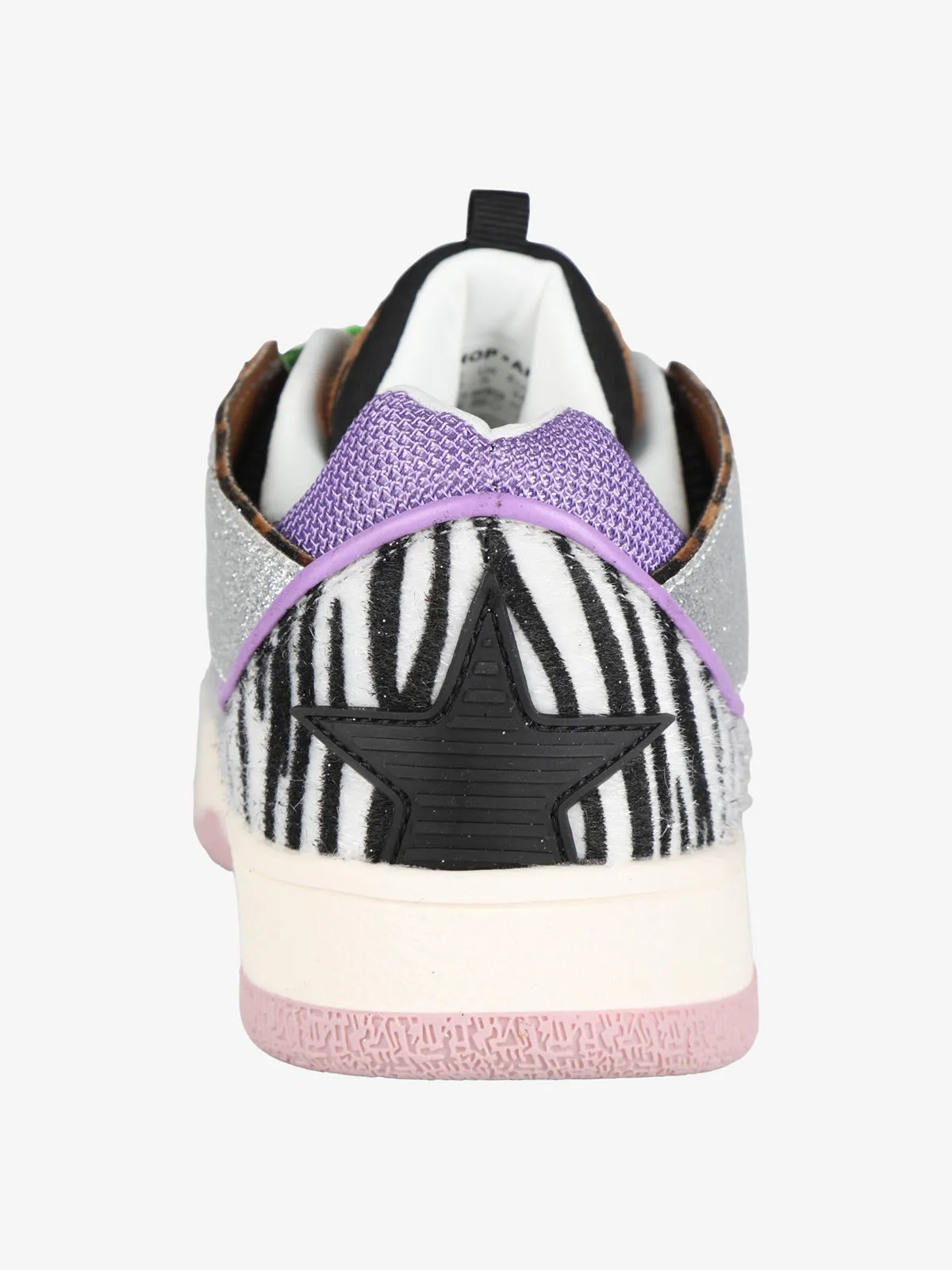Shop Art CHUNKY WHOOPI Baskets femme imprimé animal avec paillettes