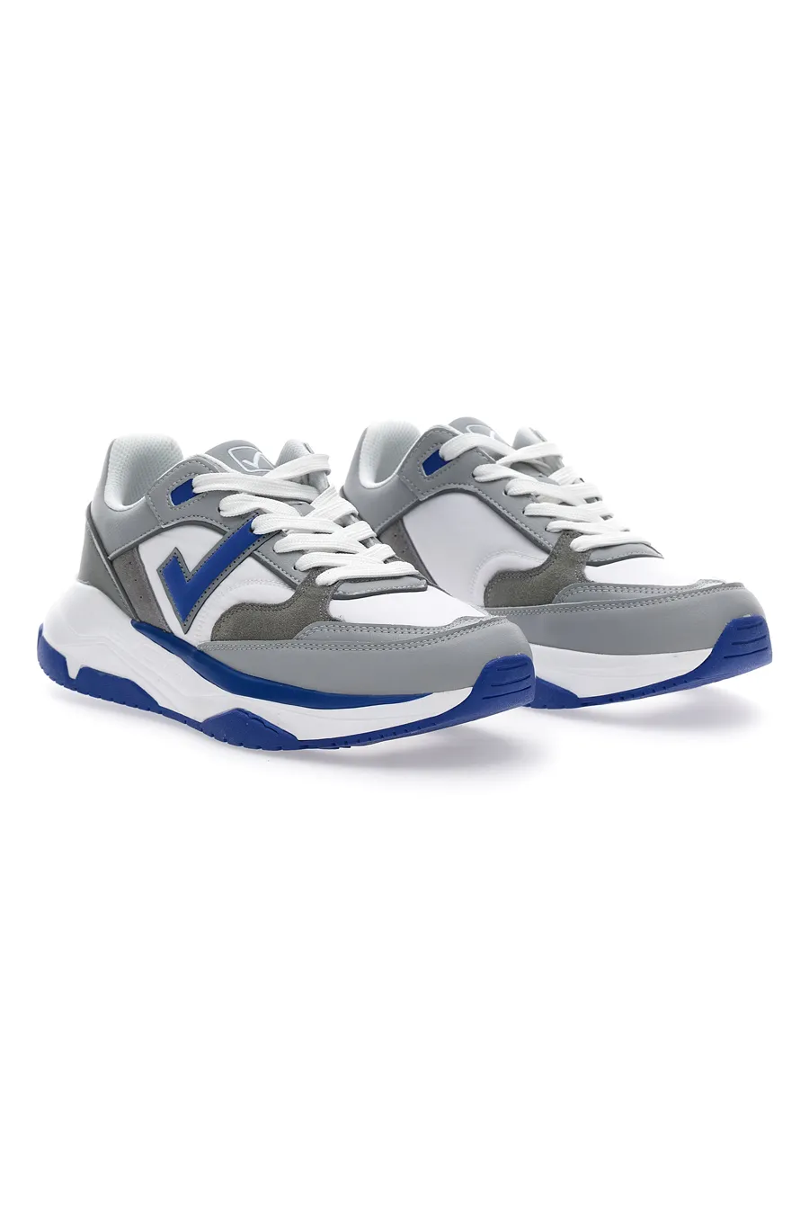 Sneakers con suola Chunky Givova 011 Grigia bianca e blu