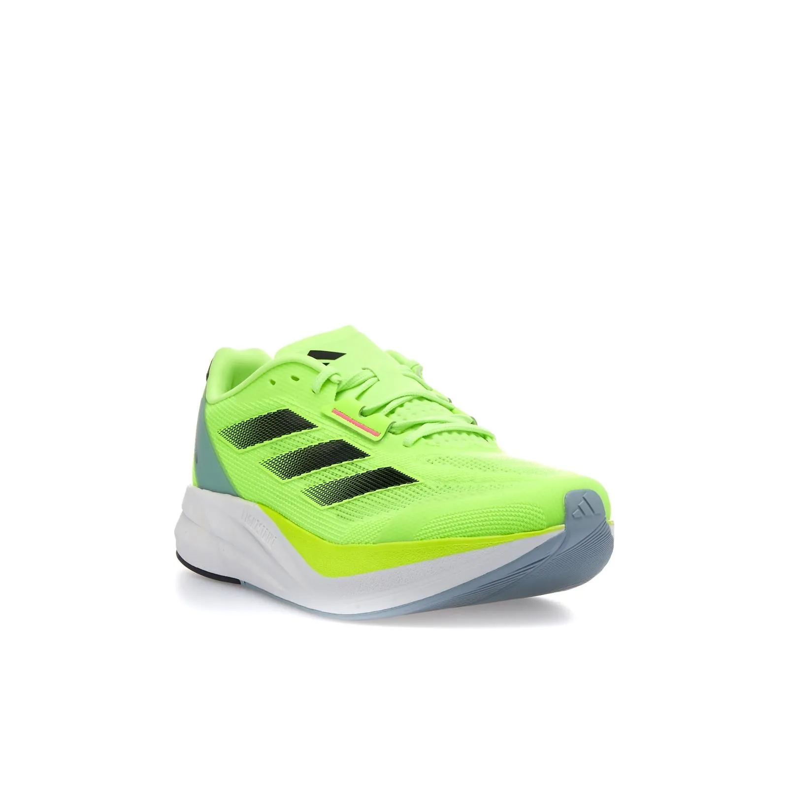 Sneakers giallo fluo running duramo speed da uomo con suola chunky