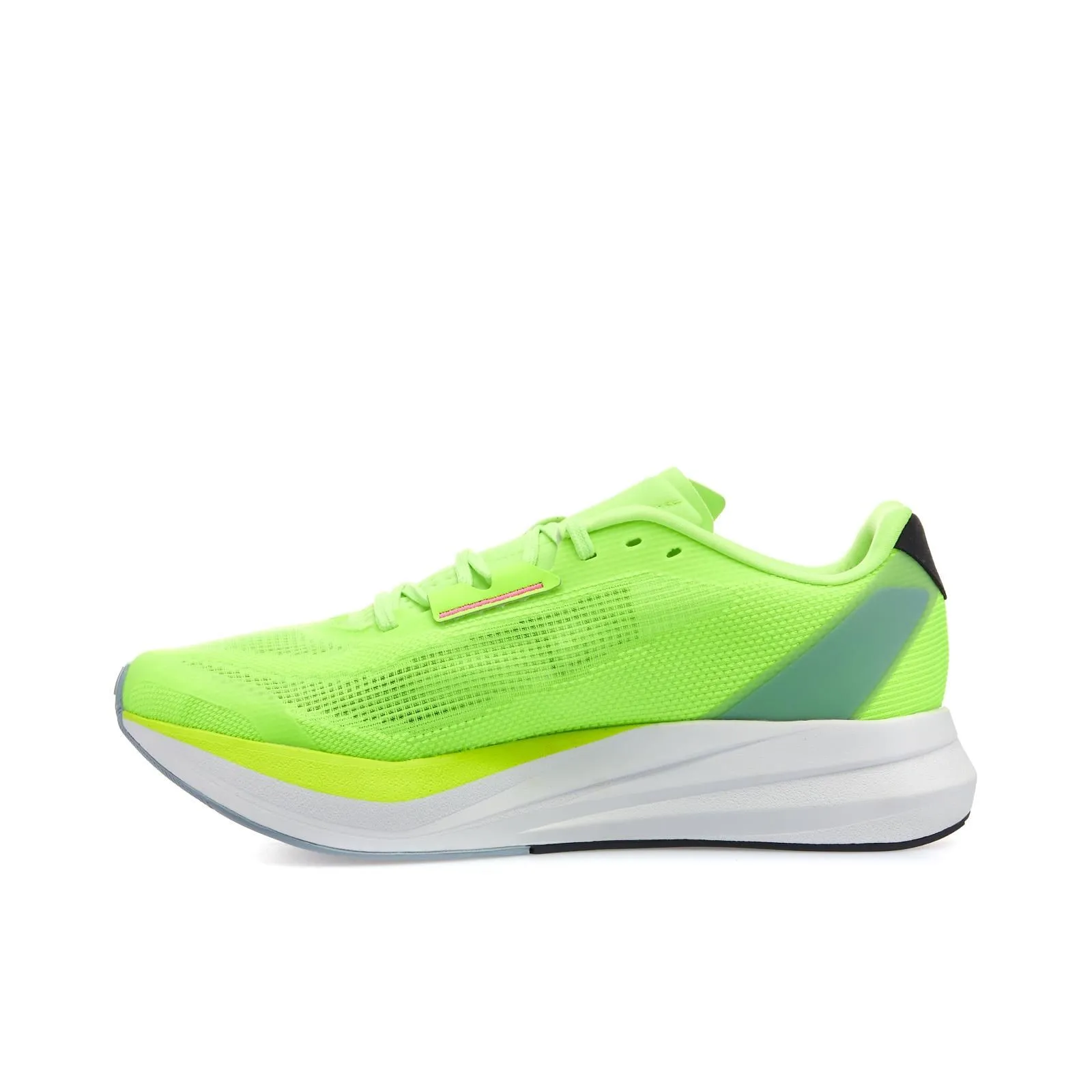 Sneakers giallo fluo running duramo speed da uomo con suola chunky