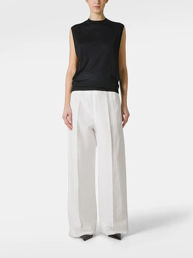 sportmax Maglia Odissea smanicata in lana e seta