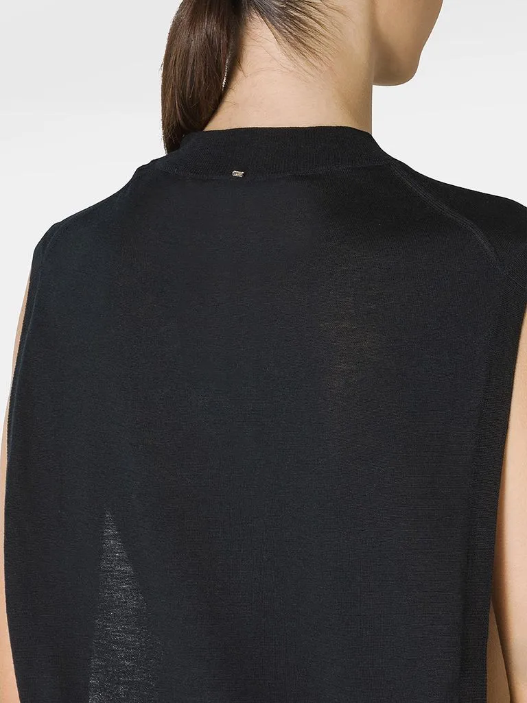 sportmax Maglia Odissea smanicata in lana e seta