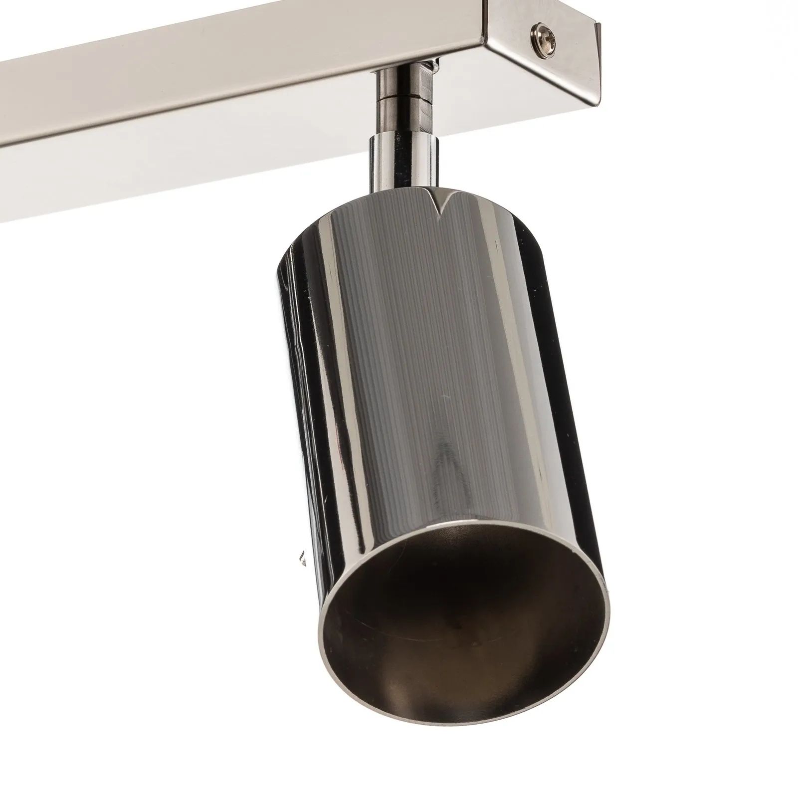 Spot da soffitto Round, cromo, 3 luci lineare