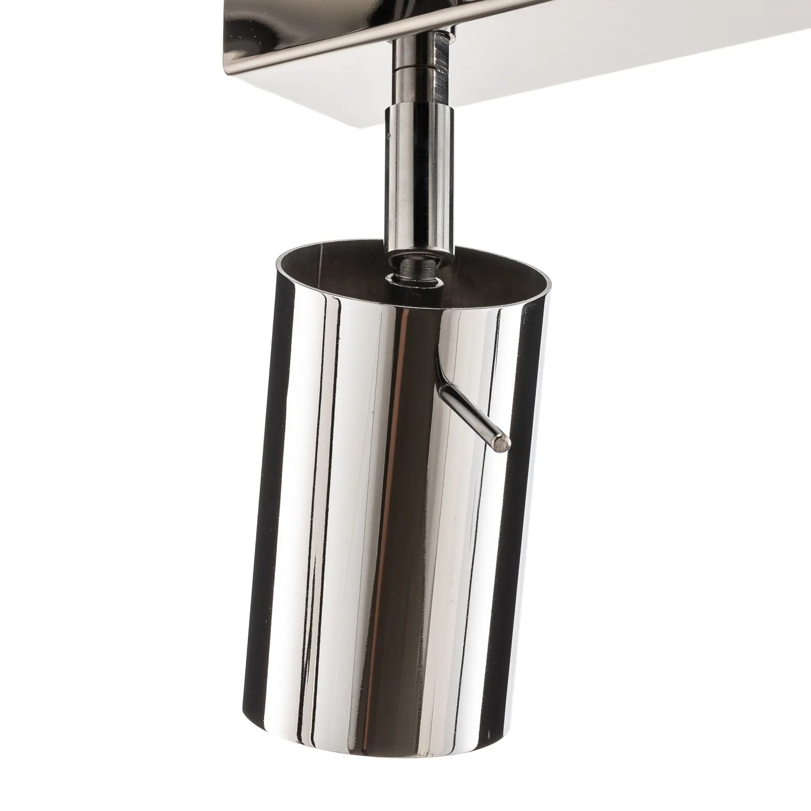 Spot da soffitto Round, cromo, 3 luci lineare