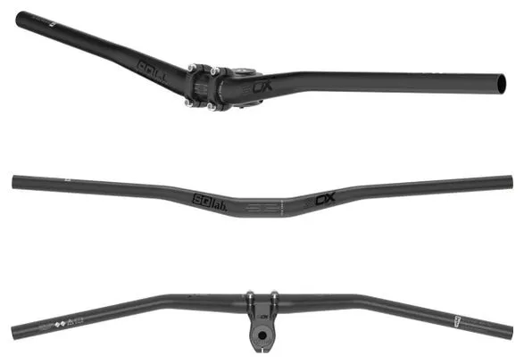 SQlab 3OX 12° Manubrio 31,8 mm 780 mm Nero