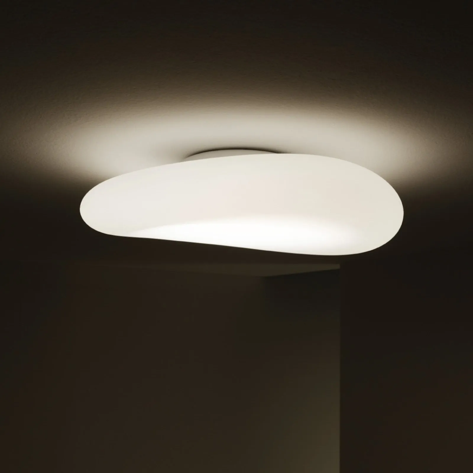 Stilnovo Mr. Magoo plafoniera LED, Phase, Ø76cm