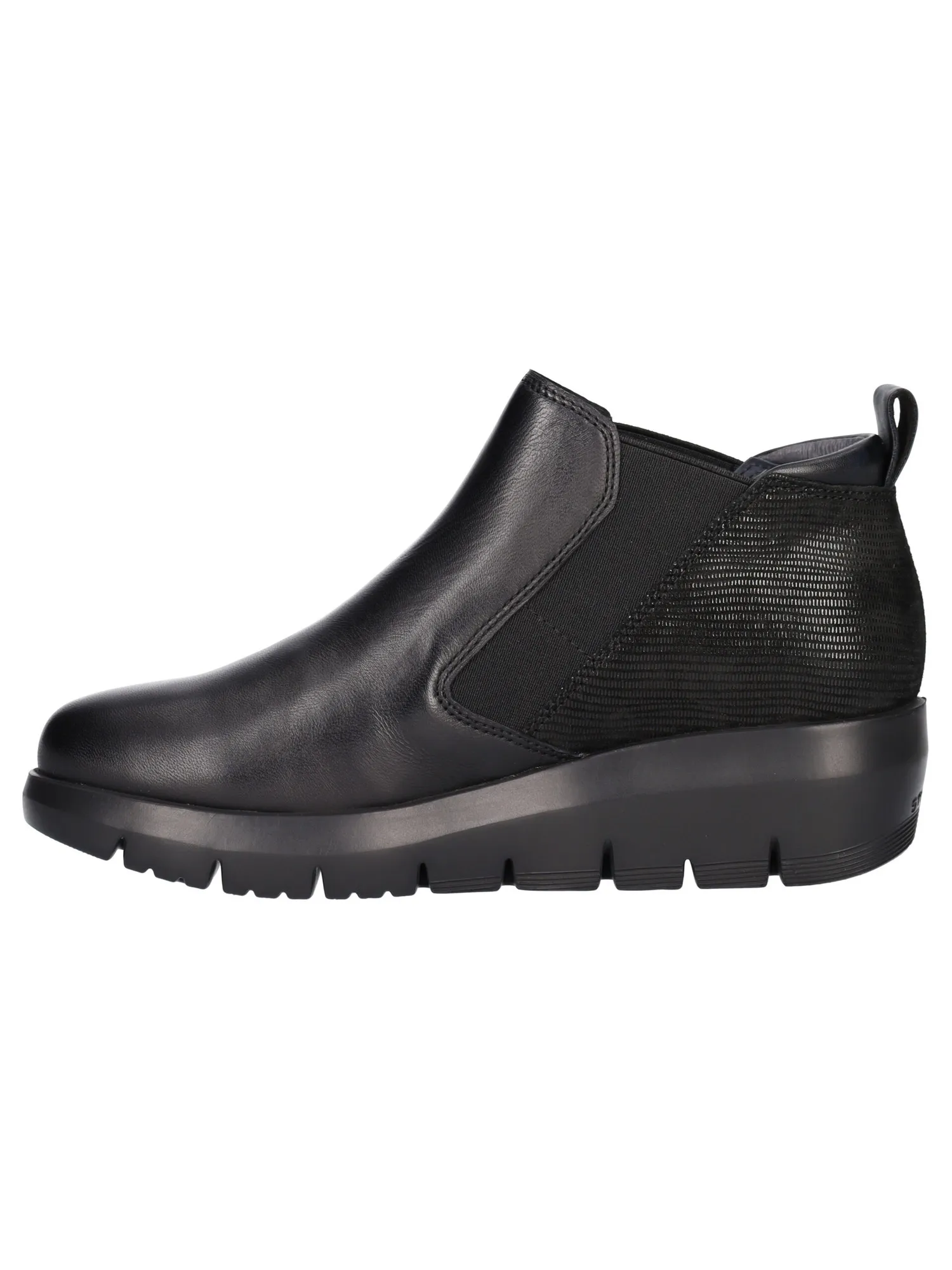 Stivaletto con zeppa Stonefly da donna nero