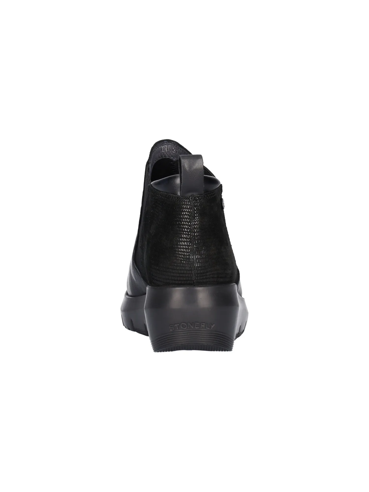 Stivaletto con zeppa Stonefly da donna nero