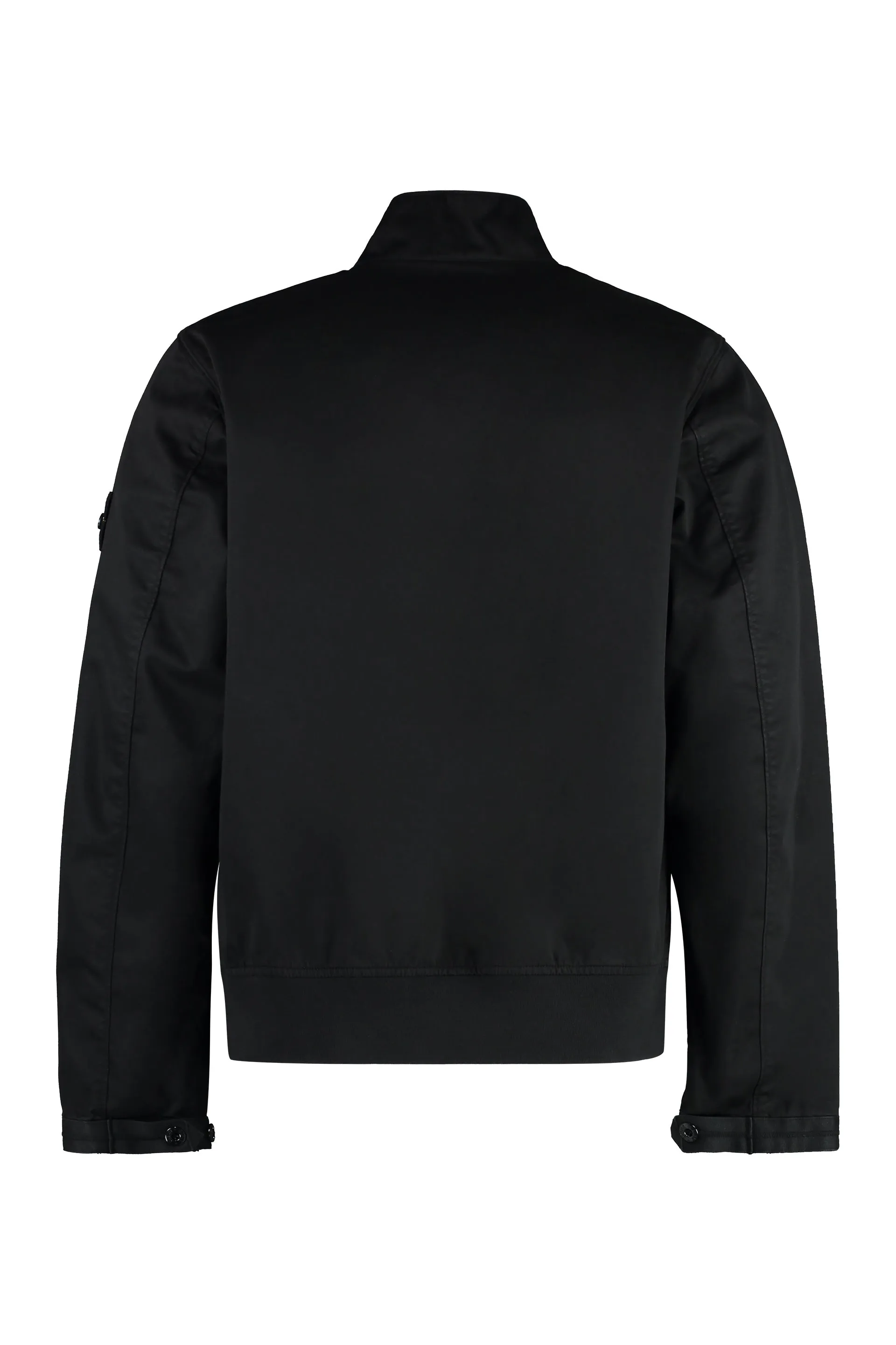 Stone Island Giacca in cotone con chiusura a zip