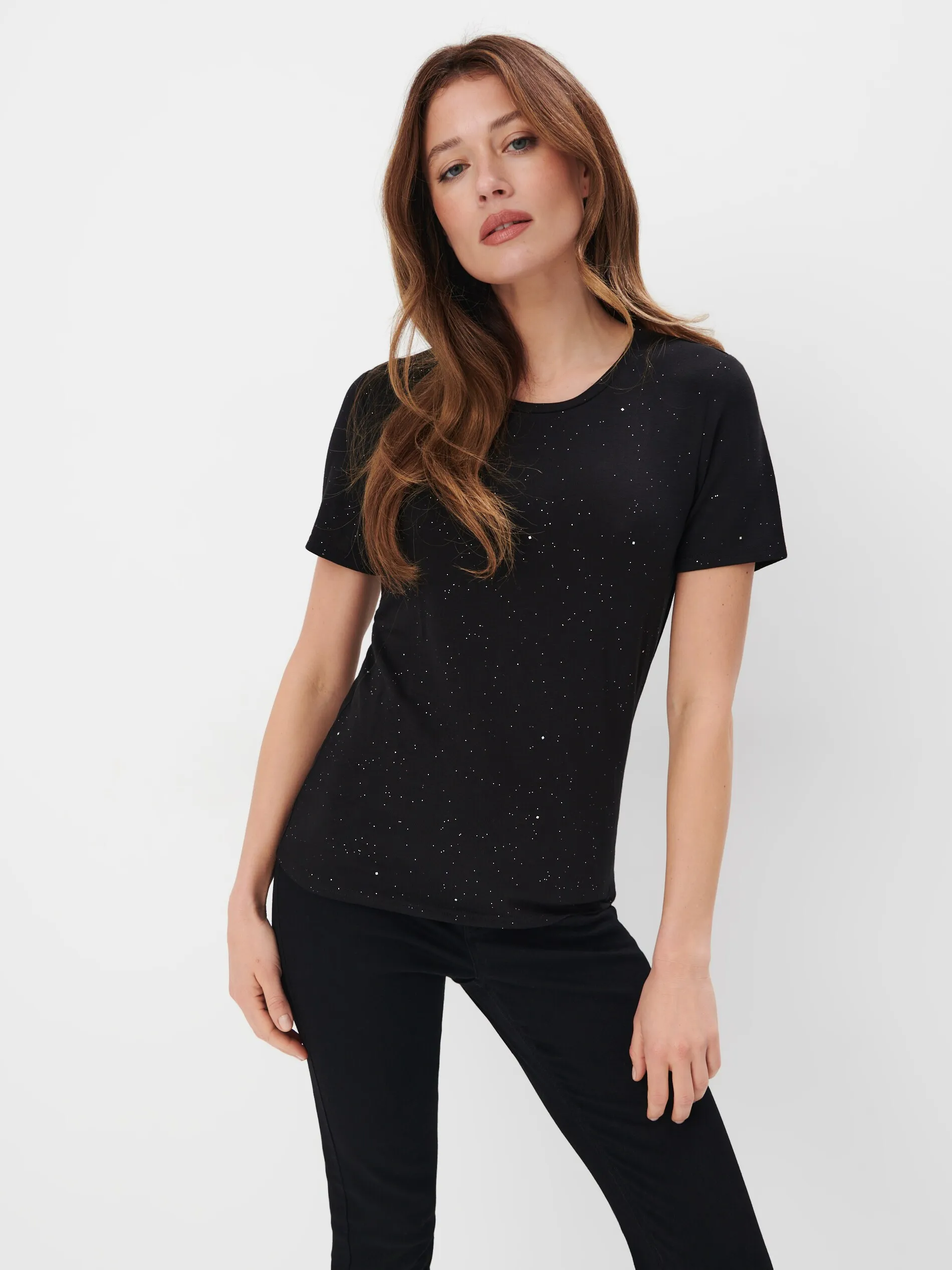 T-shirt in misto viscosa