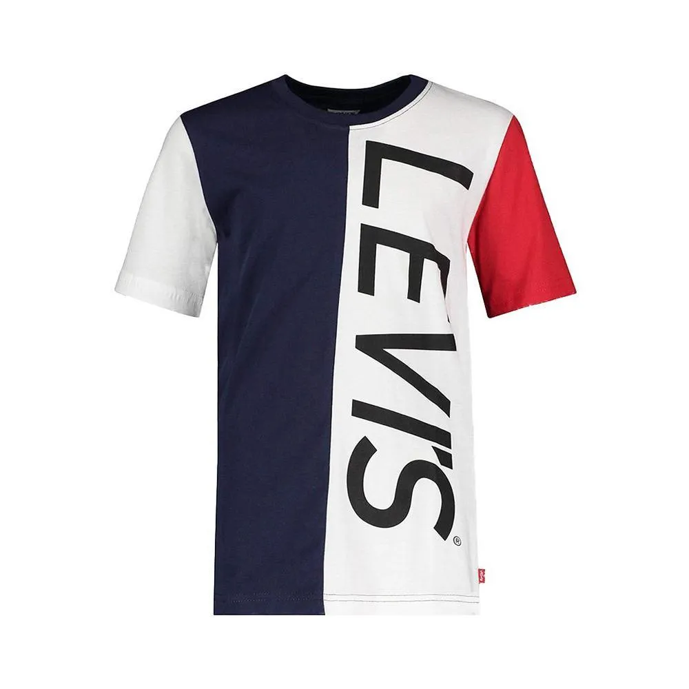  T-SHIRT LEVI'S. BLU/BIANCO 