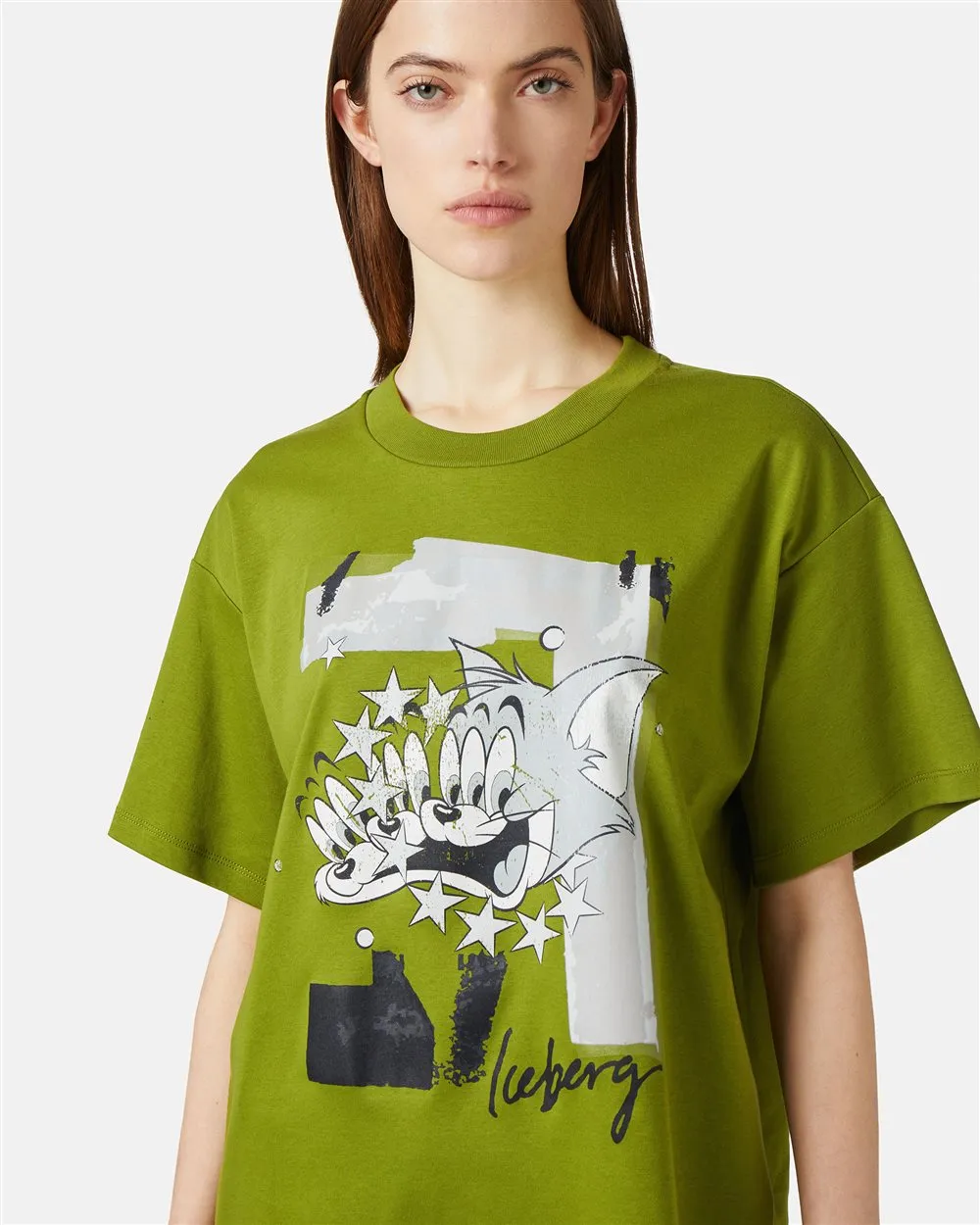 T-shirt relaxed fit in cotone sostenibile