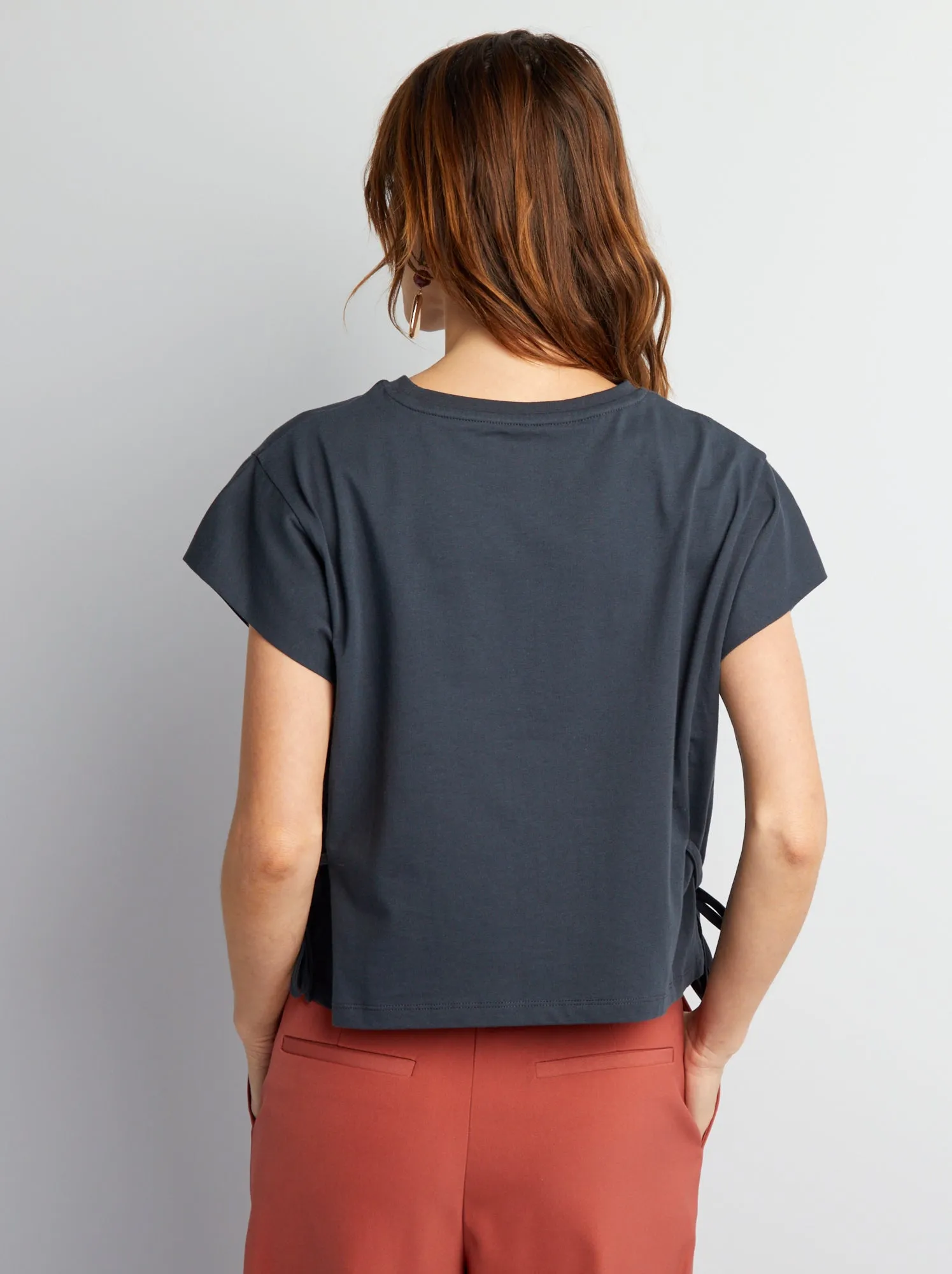 T-shirt senza maniche - BLU