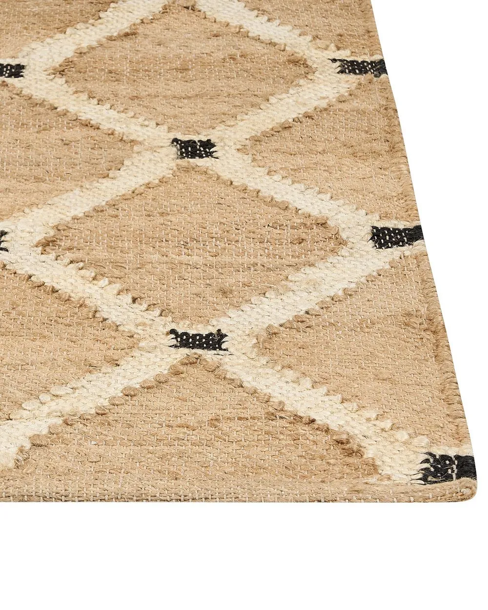 Tappeto iuta beige 160 x 230 cm KALEKOY
