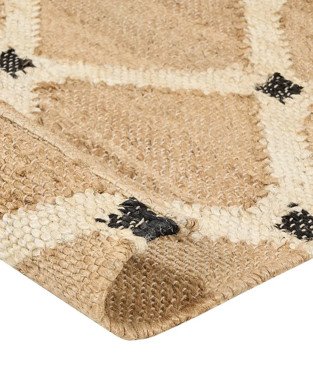 Tappeto iuta beige 160 x 230 cm KALEKOY