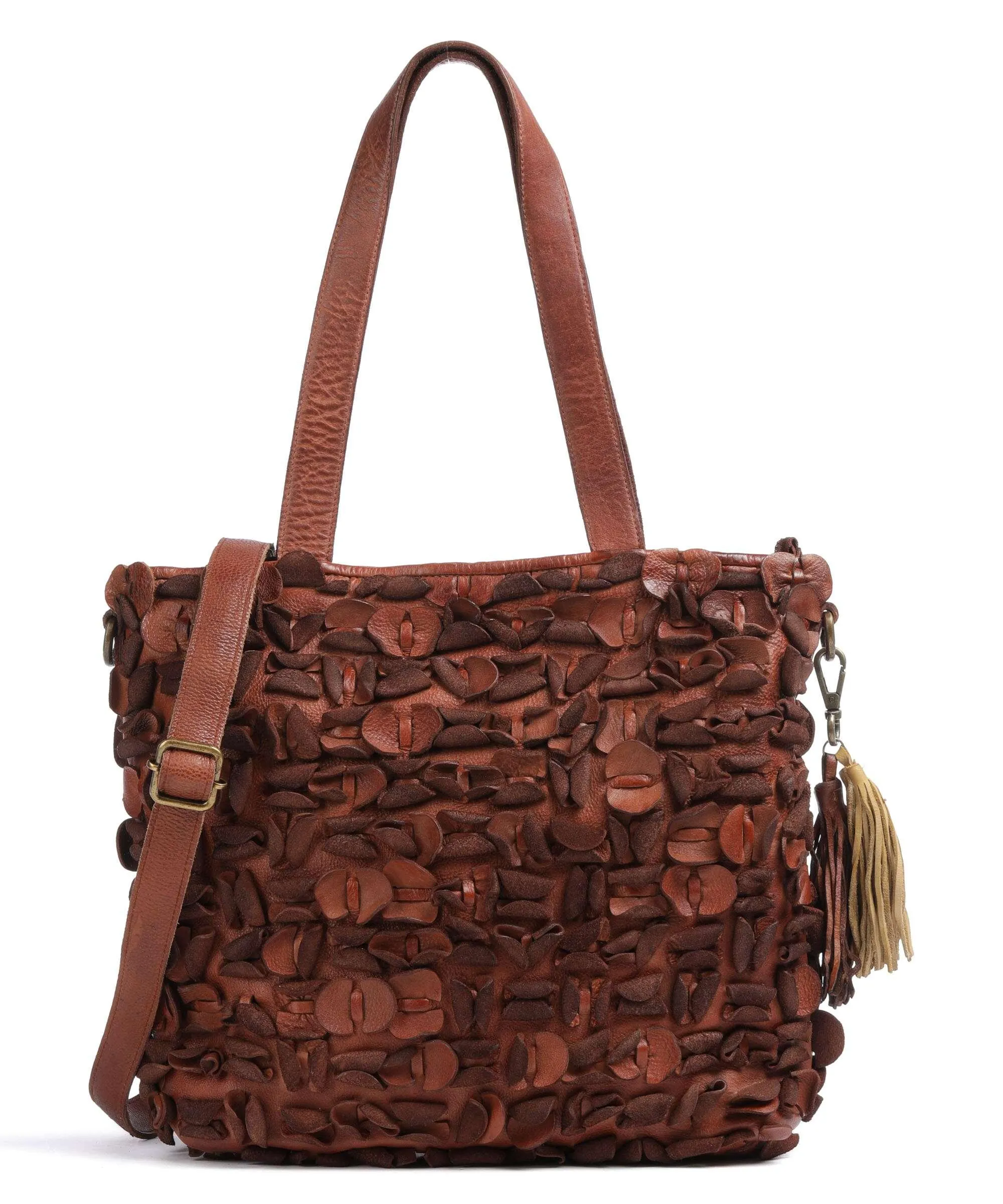  Taschendieb Wien Sternwartestraße 2 Borsa shopper pelle di vacchetta grana marrone  