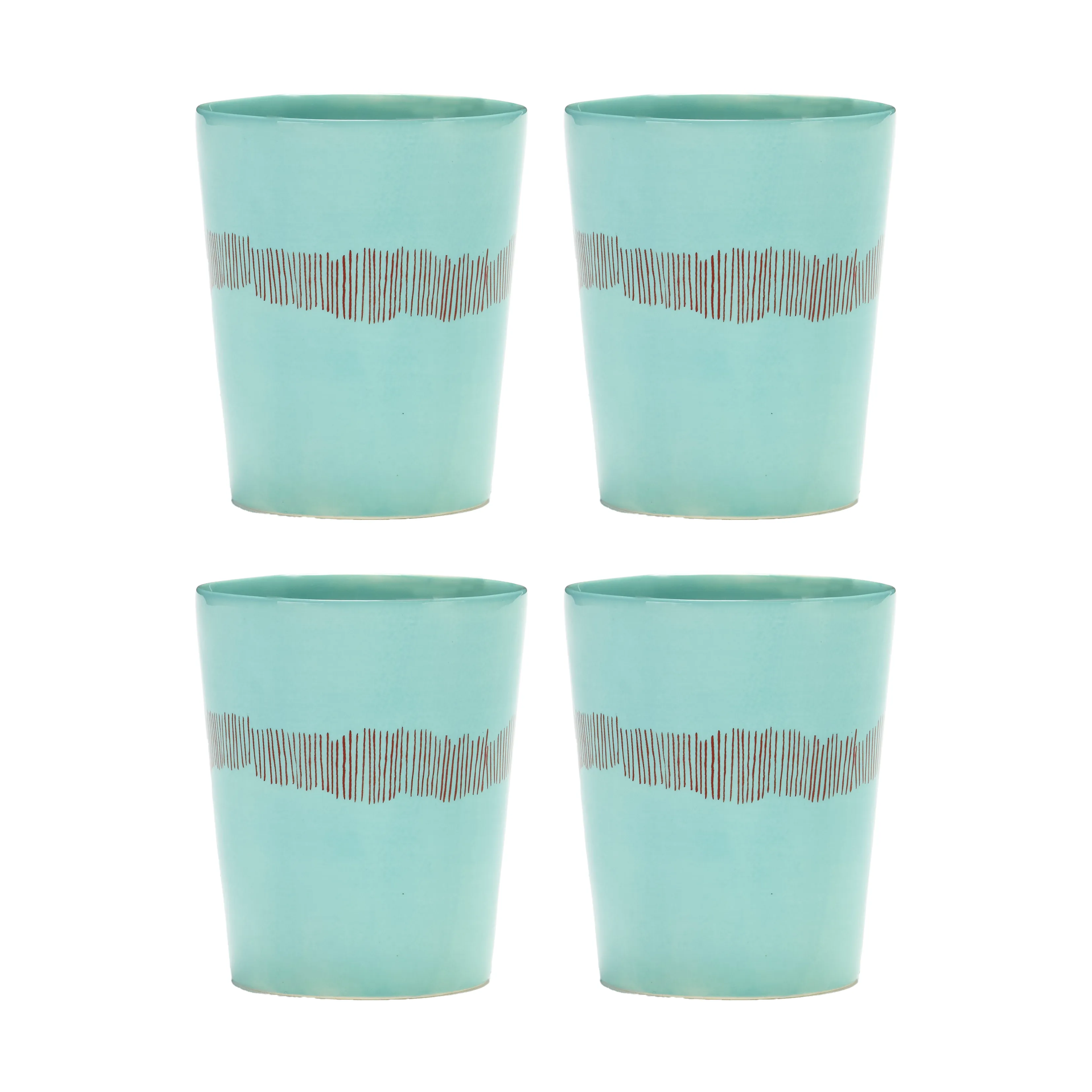 Tazza da tè Ottolenghi Feast 33 cl confezione da 4.jo{font-size:18px}Dark blue-white