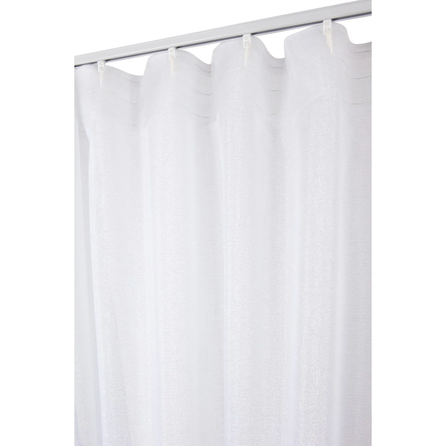 Tenda arredo Elaura L 135 x H 300 cm bianca