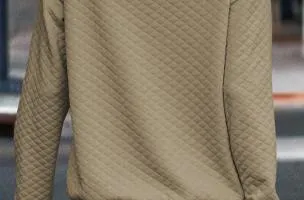 Top elegante con dettaglio trapuntato, beige
