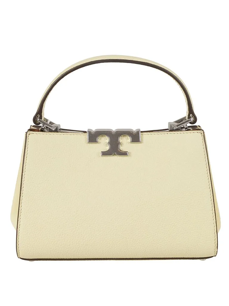 TORY BURCHEleanor-Pebbled-Mini-Satchel Lemon-Sugar