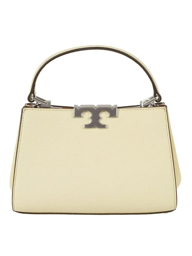 TORY BURCHEleanor-Pebbled-Mini-Satchel Lemon-Sugar