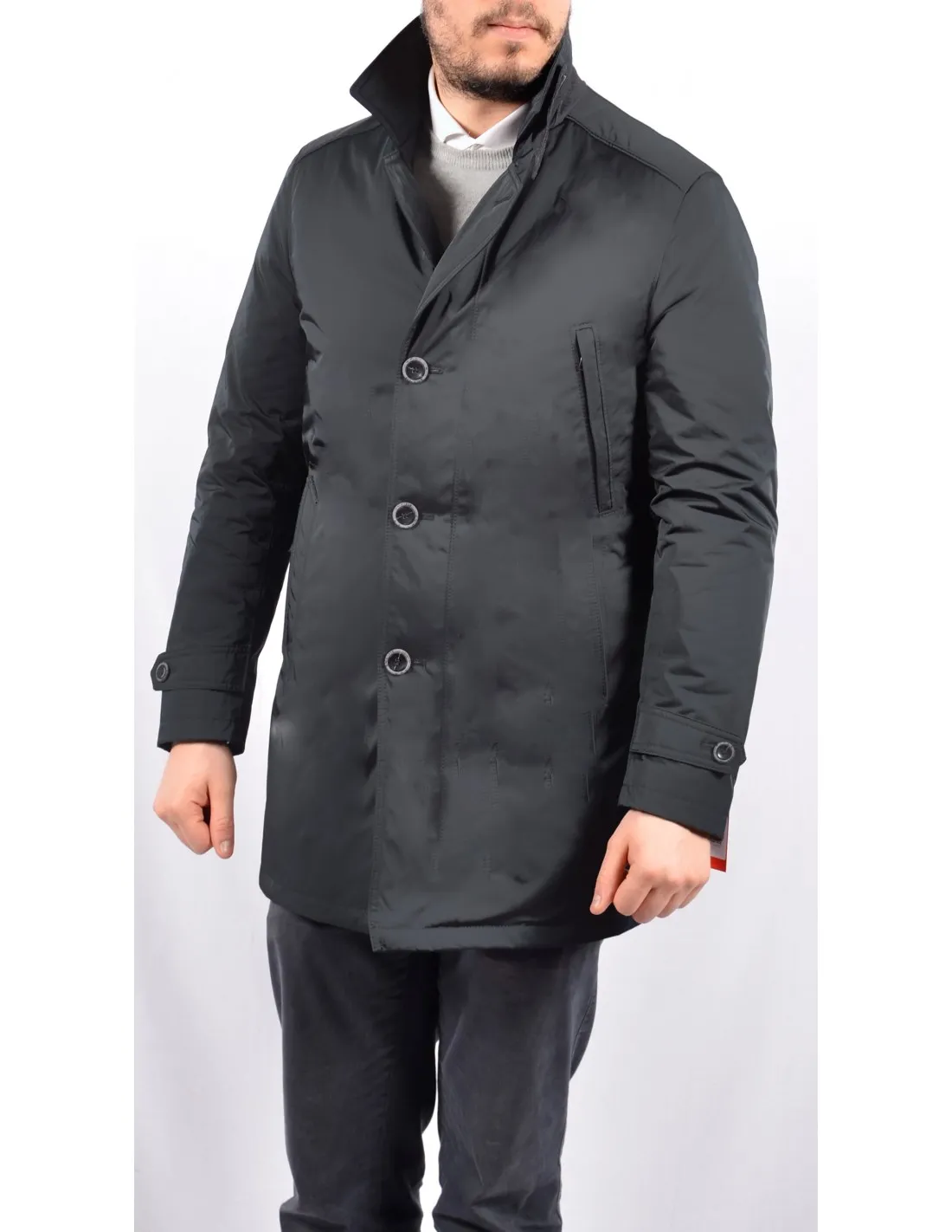 Trench Nero imbottito Mod Parma A/I JPT
