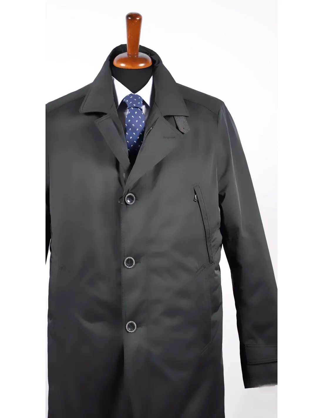 Trench Nero imbottito Mod Parma A/I JPT