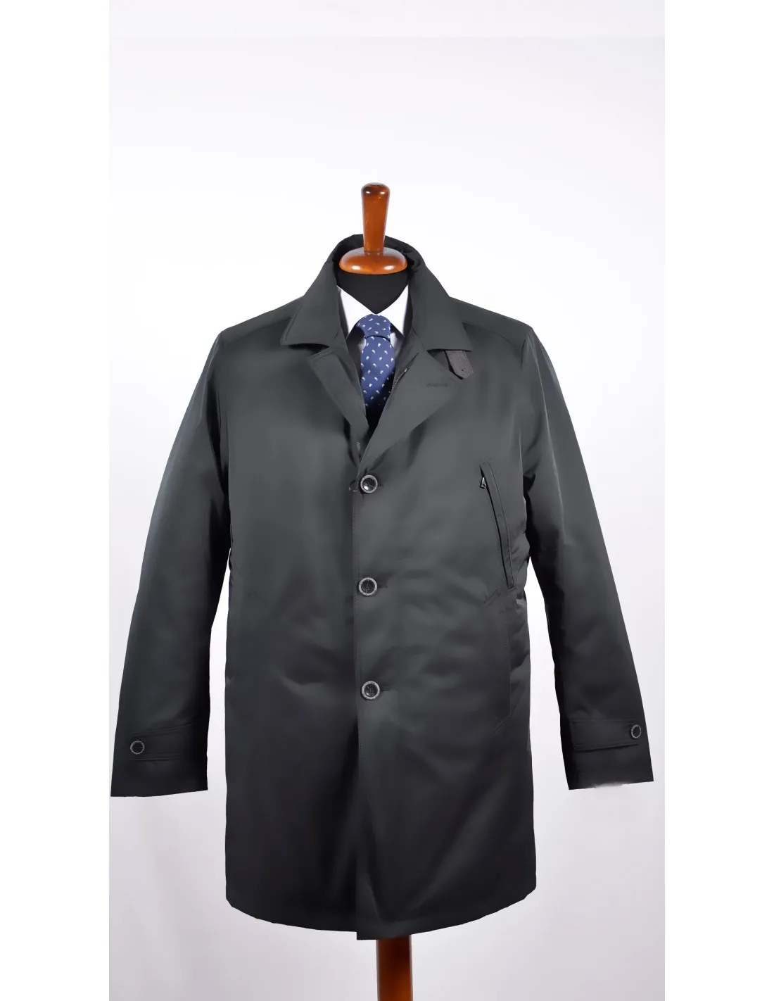 Trench Nero imbottito Mod Parma A/I JPT
