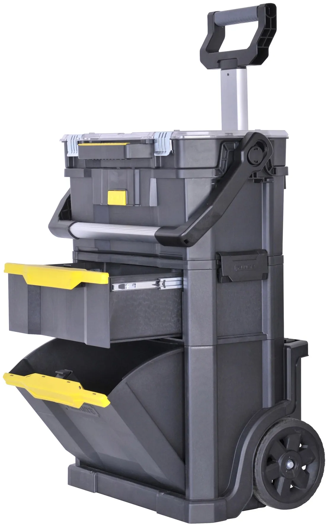Trolley porta attrezzi Rolling Workshop Stanley con sopralzo 2 in 1