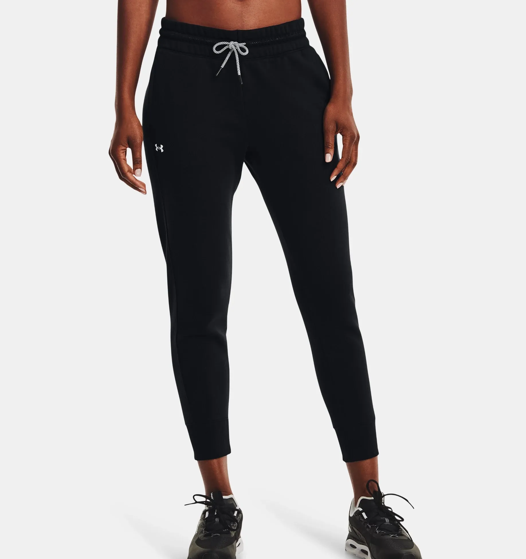 Under Armour Rival Fleece Mesh Pant Pantalone Donna