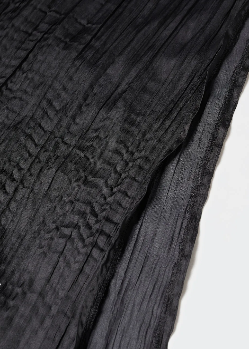 Vestito nero texture midi