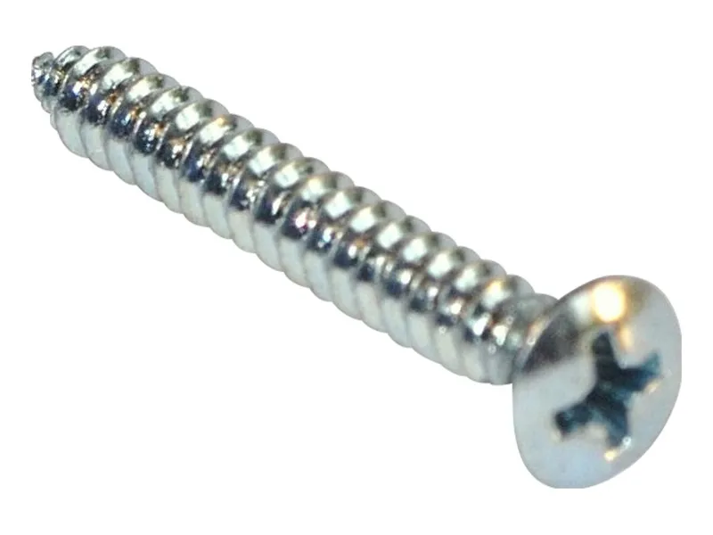 Vite autofilettante DIN 7983 in acciaio zincato 2,9 mm x 9,5 mm 50 pz