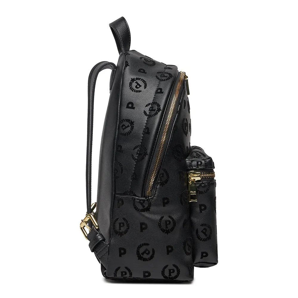 Zaino Donna POLLINI Linea Heritage Flock Nero
