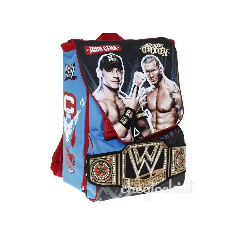 ZAINO ESTENSIBILE WWE WRESTLING JOHN CENA 42X30CM AUGURI PREZIOSI