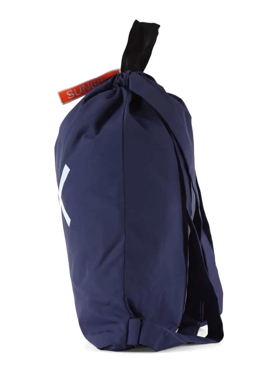 Zaino in tessuto tecnico con stampa logo frontale